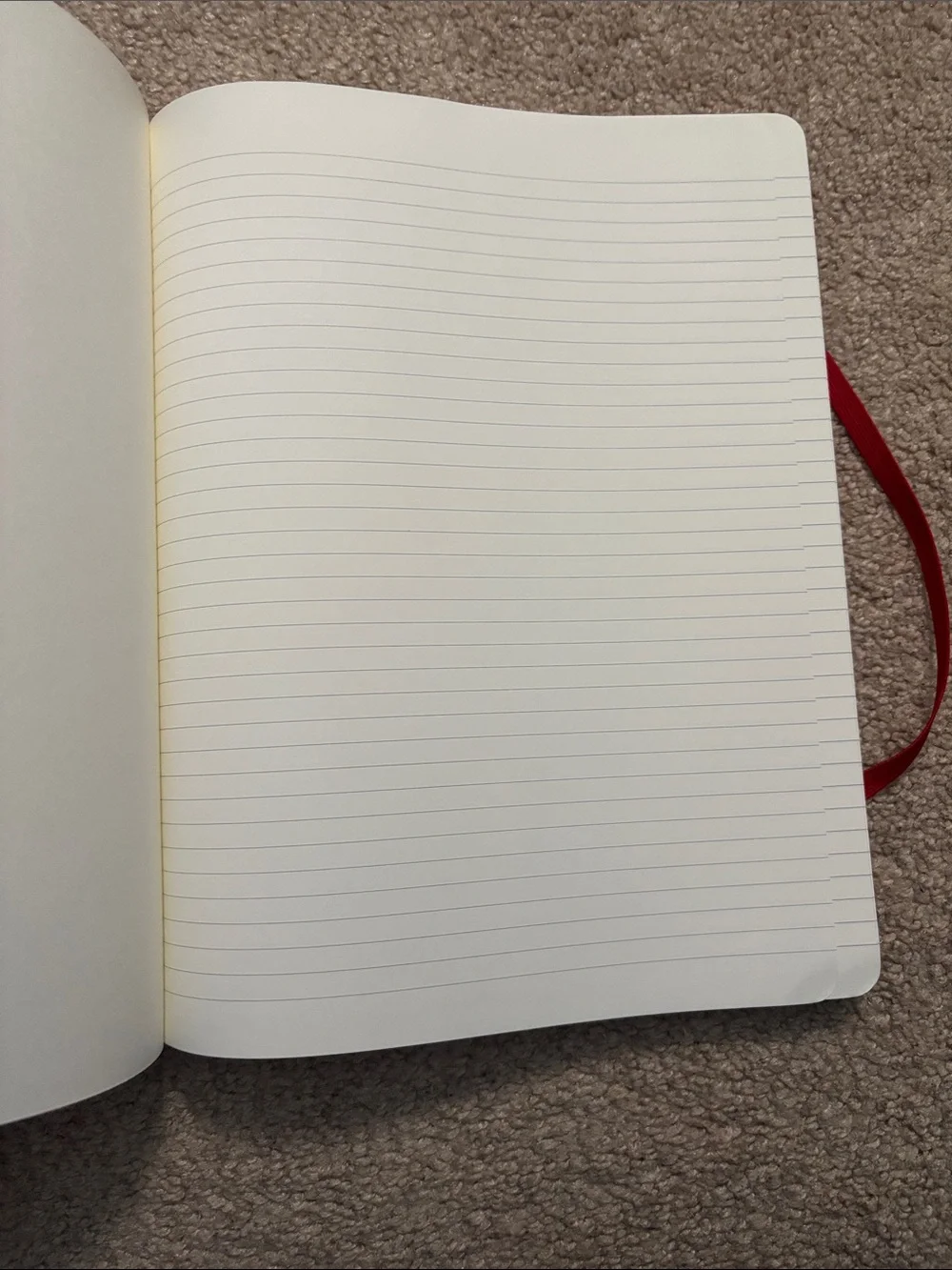 Moleskine Red Journal with Elastic Strap